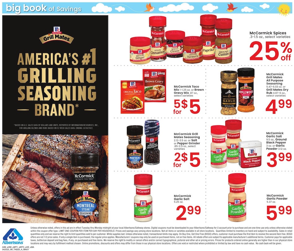 Albertsons Ad Big Book Savings 25th April – 29th May 2023 Page 20