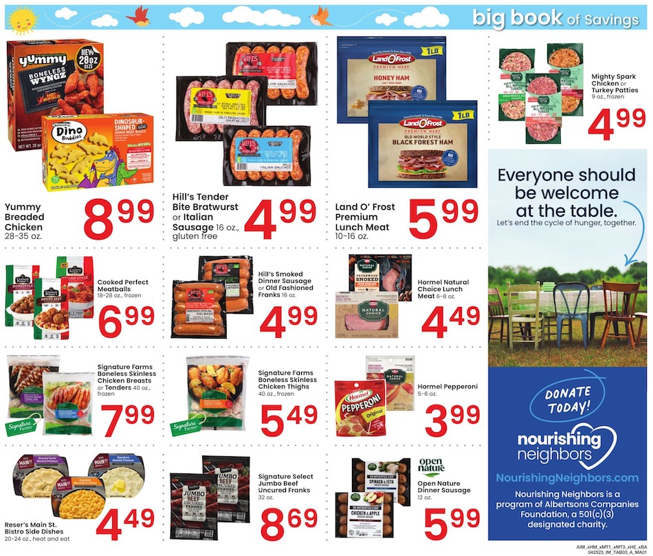 Albertsons Ad Big Book Savings 25th April – 29th May 2023 Page 3