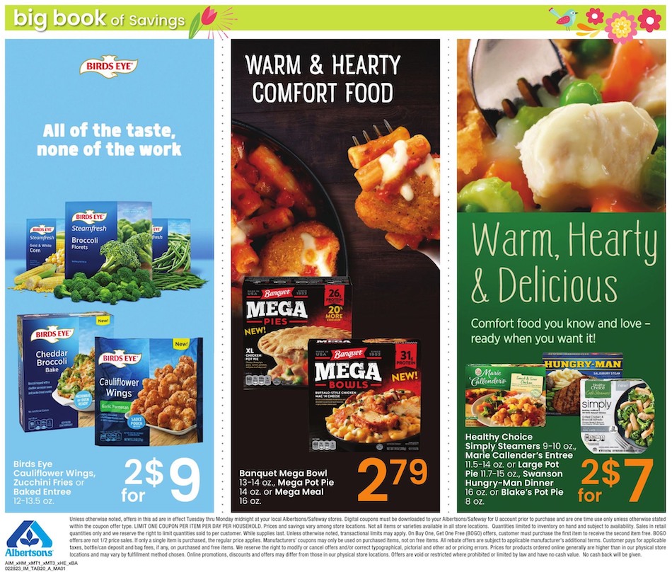 Albertsons Ad Frozen Food 28th Feb – 27th Mar 2023 Page 20