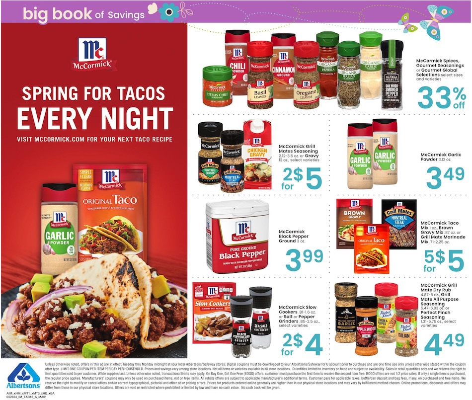 Albertsons Big Book of Savings 3rd – 22nd April 2024 Page 16