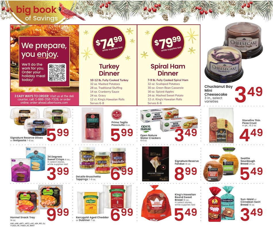 Albertsons Big Book of Savings 5th December – 1st January 2024 Page 4