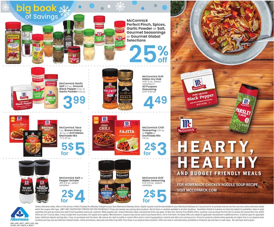 Albertsons Big Book of Savings 2nd – 29th January 2024 Page 18