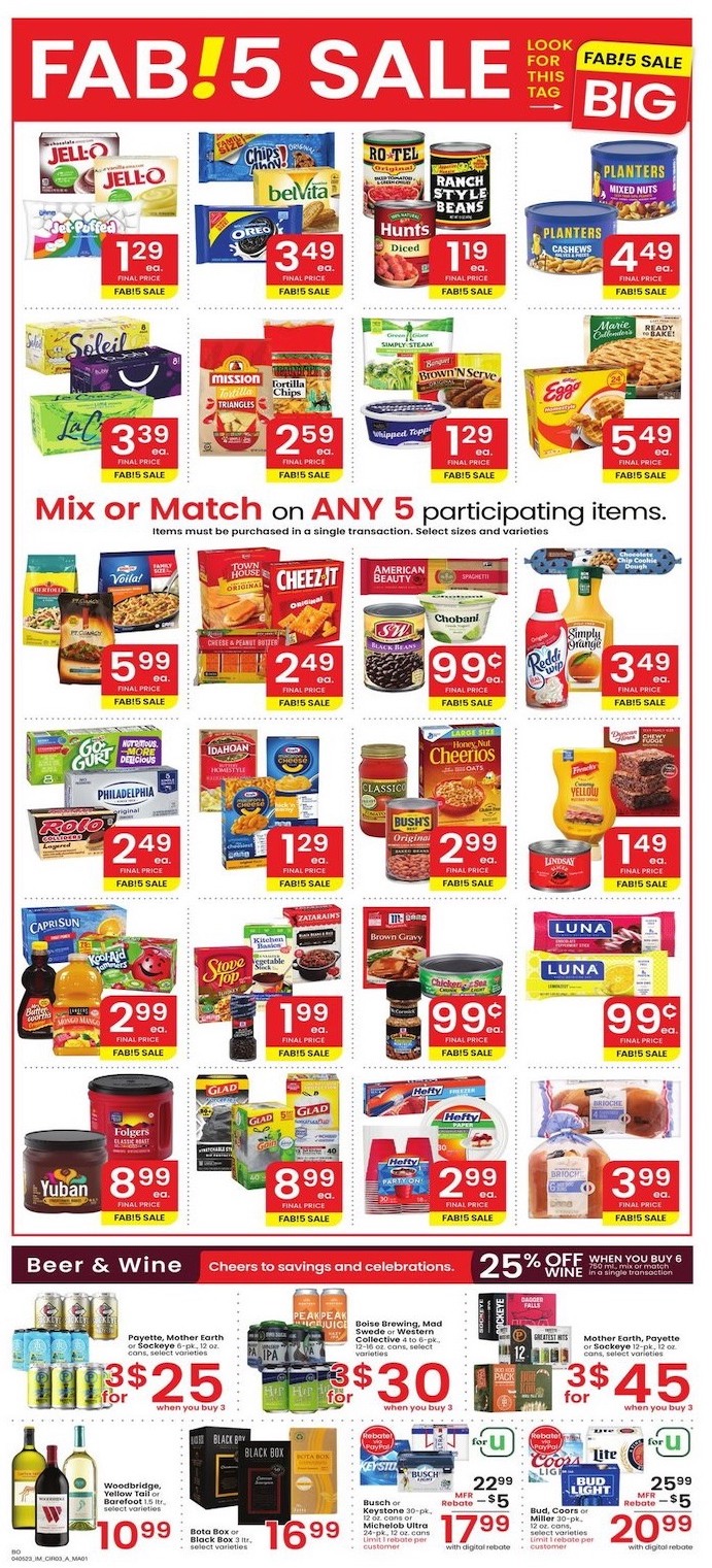 Albertsons Weekly Ad Easter 5th – 11th April 2023 Page 3