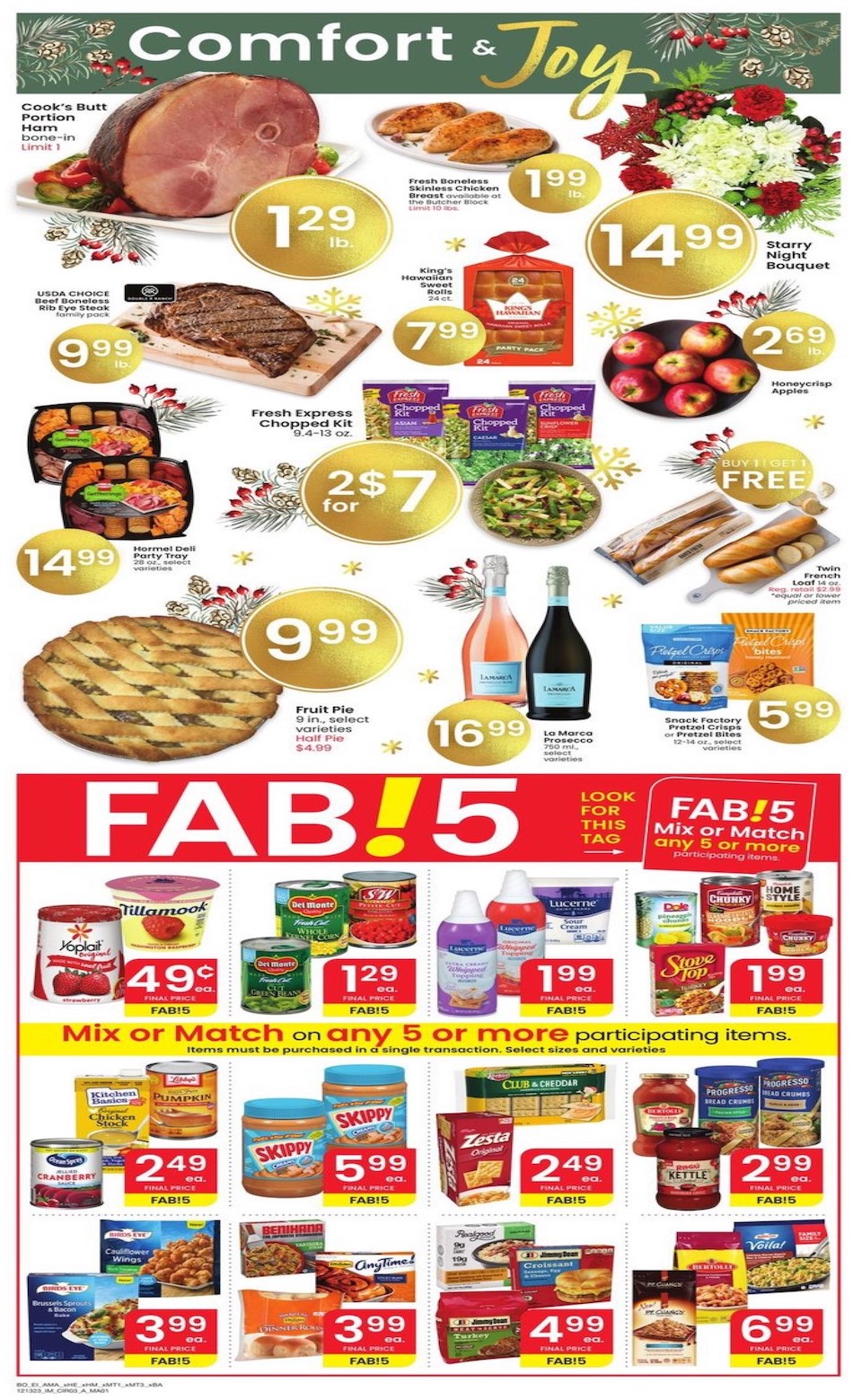 Albertsons Weekly Ad Christmas 13th – 19th December 2023 Page 2