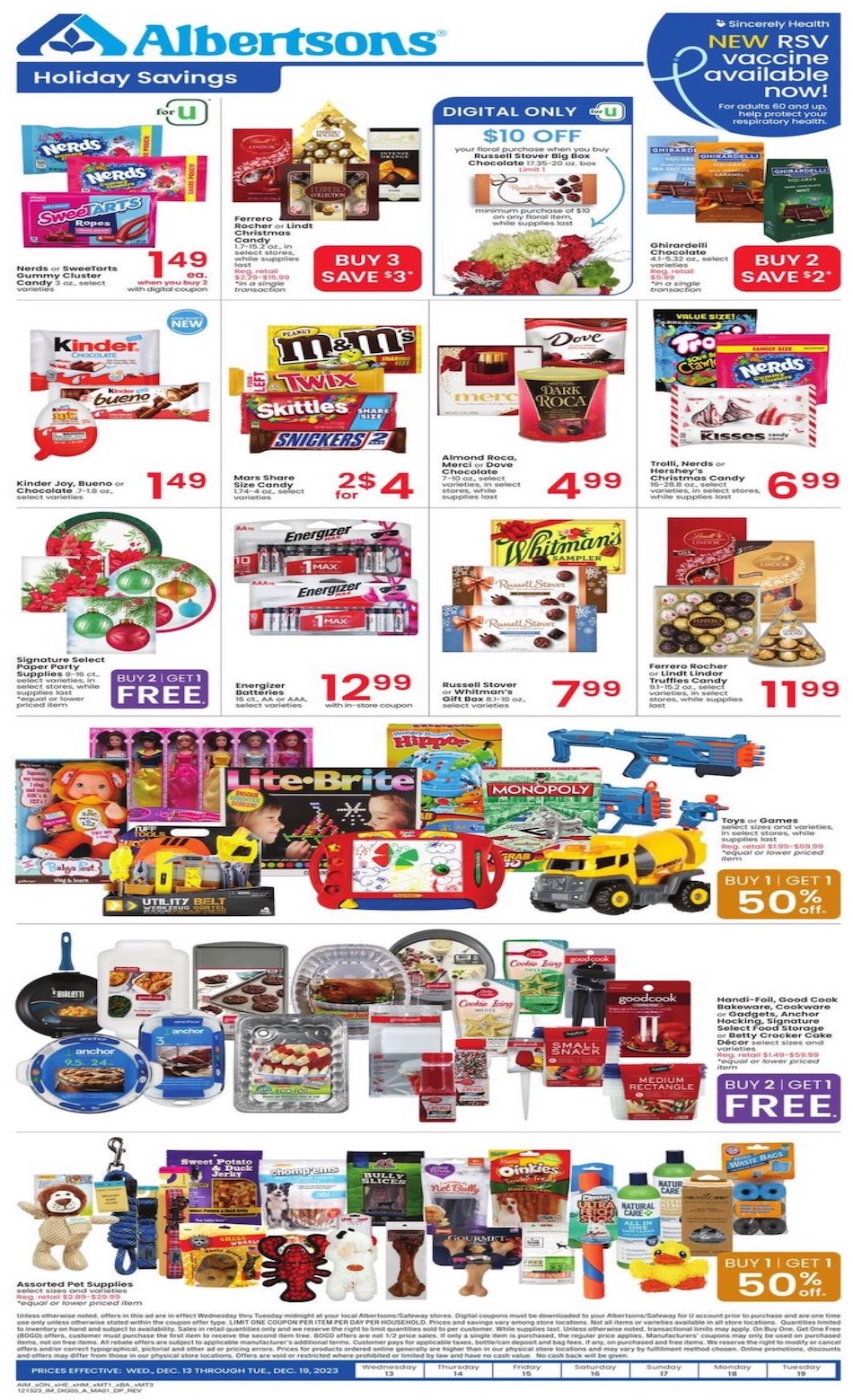 Albertsons Weekly Ad Christmas 13th – 19th December 2023 Page 5