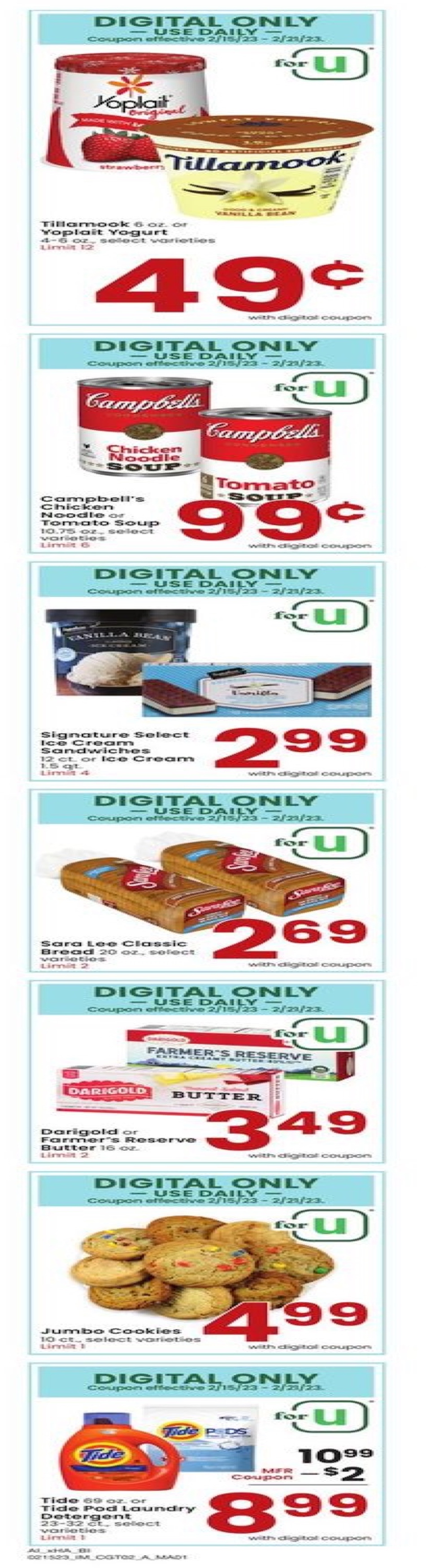 Albertsons Weekly Ad Sale February 15th – 21st, 2023 Page 2