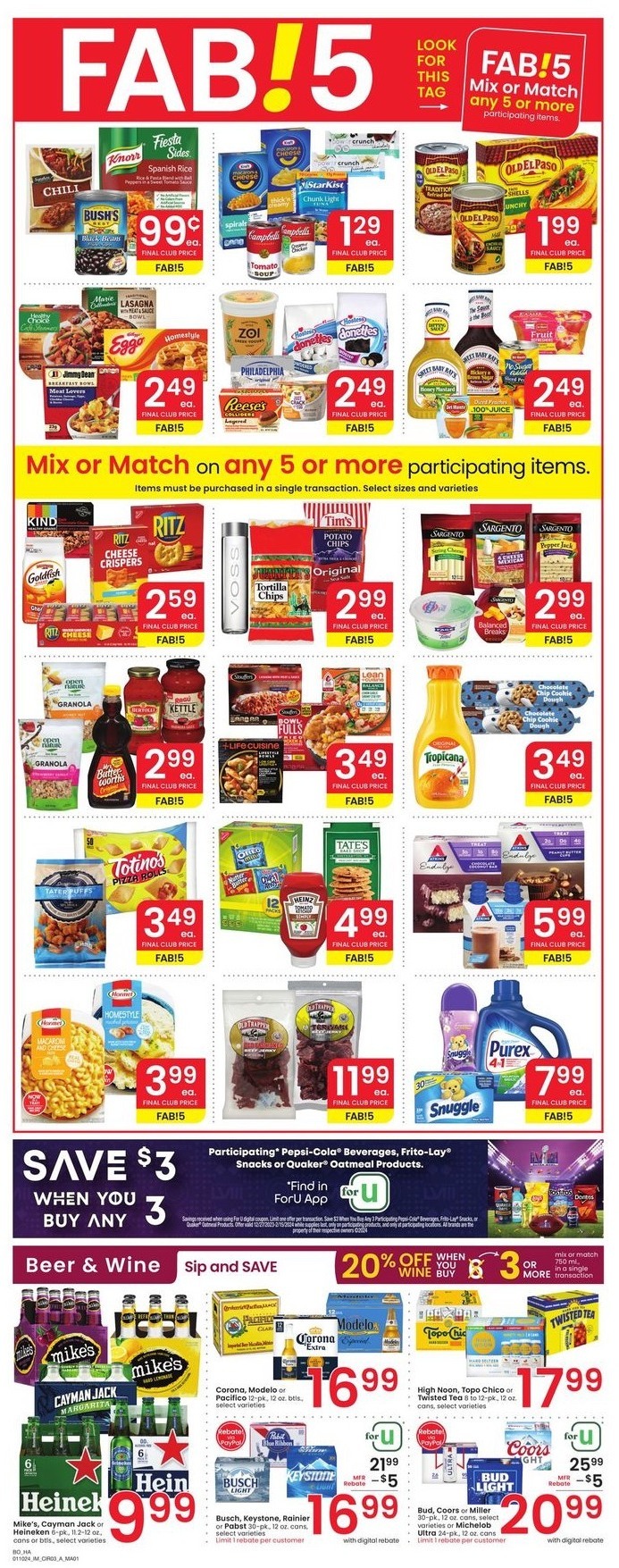 Albertsons Weekly Ad 10th – 16th January 2024 Page 2