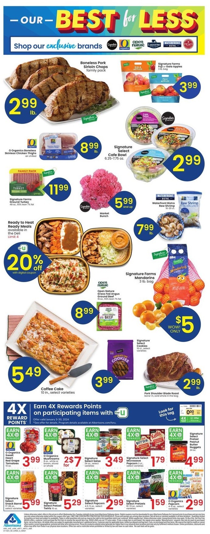 Albertsons Weekly Ad 10th – 16th January 2024 Page 4