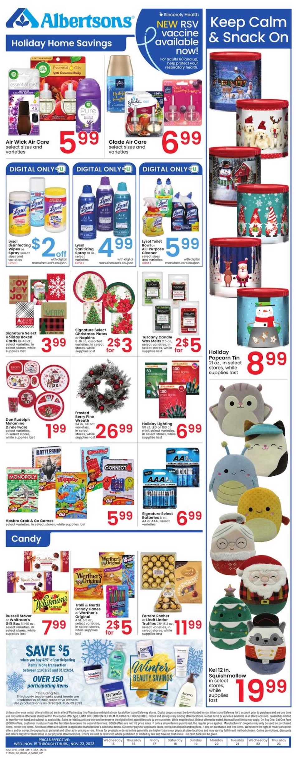 Albertsons Weekly Ad Thanksgiving 15th – 23rd November 2023 Page 5