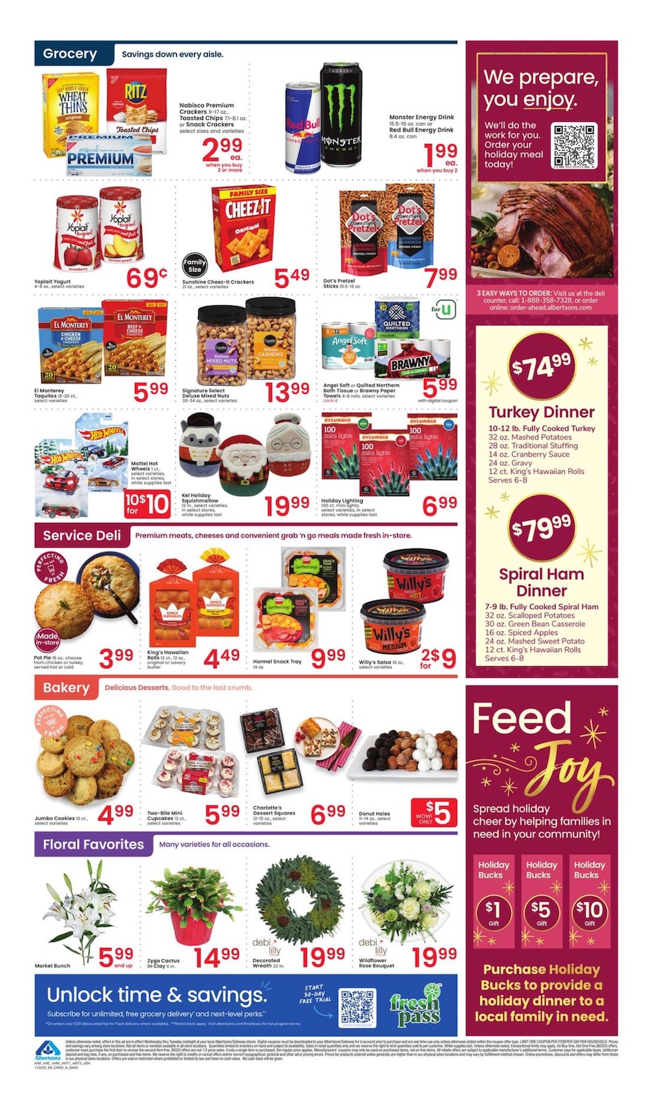 Albertsons Weekly Ad 24th – 28th November 2023 Page 2