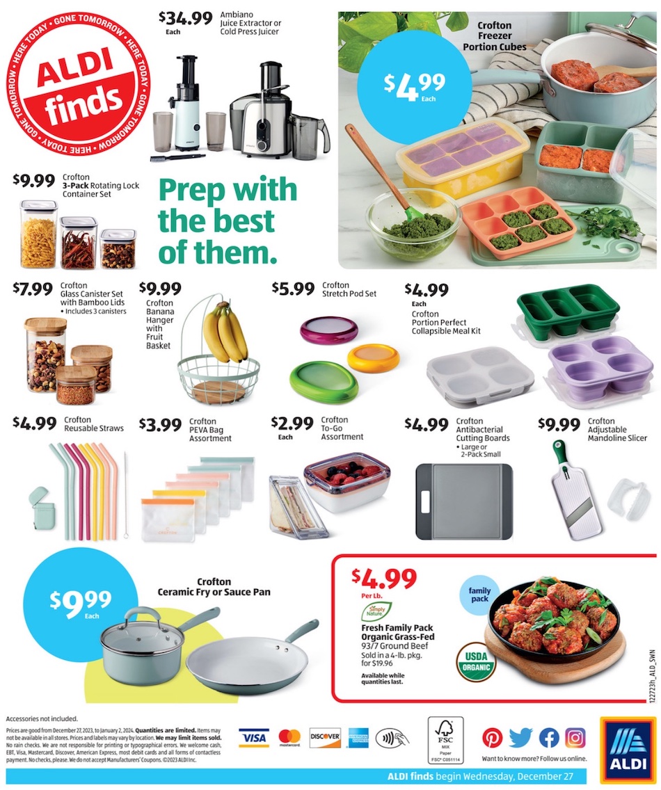 ALDI Weekly Ad Preview 27th December – 27th January 2024 Page 2