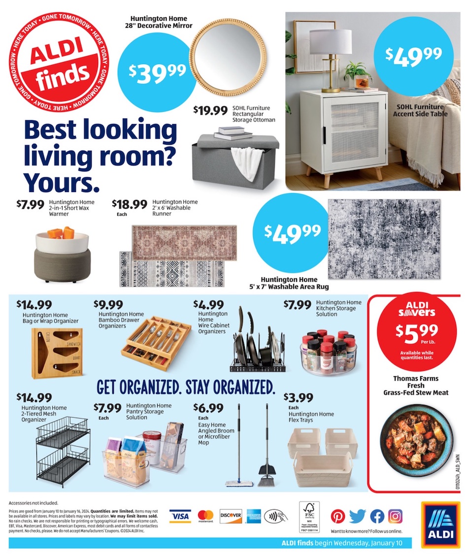 ALDI Weekly Ad 10th – 16th January 2024 Page 2
