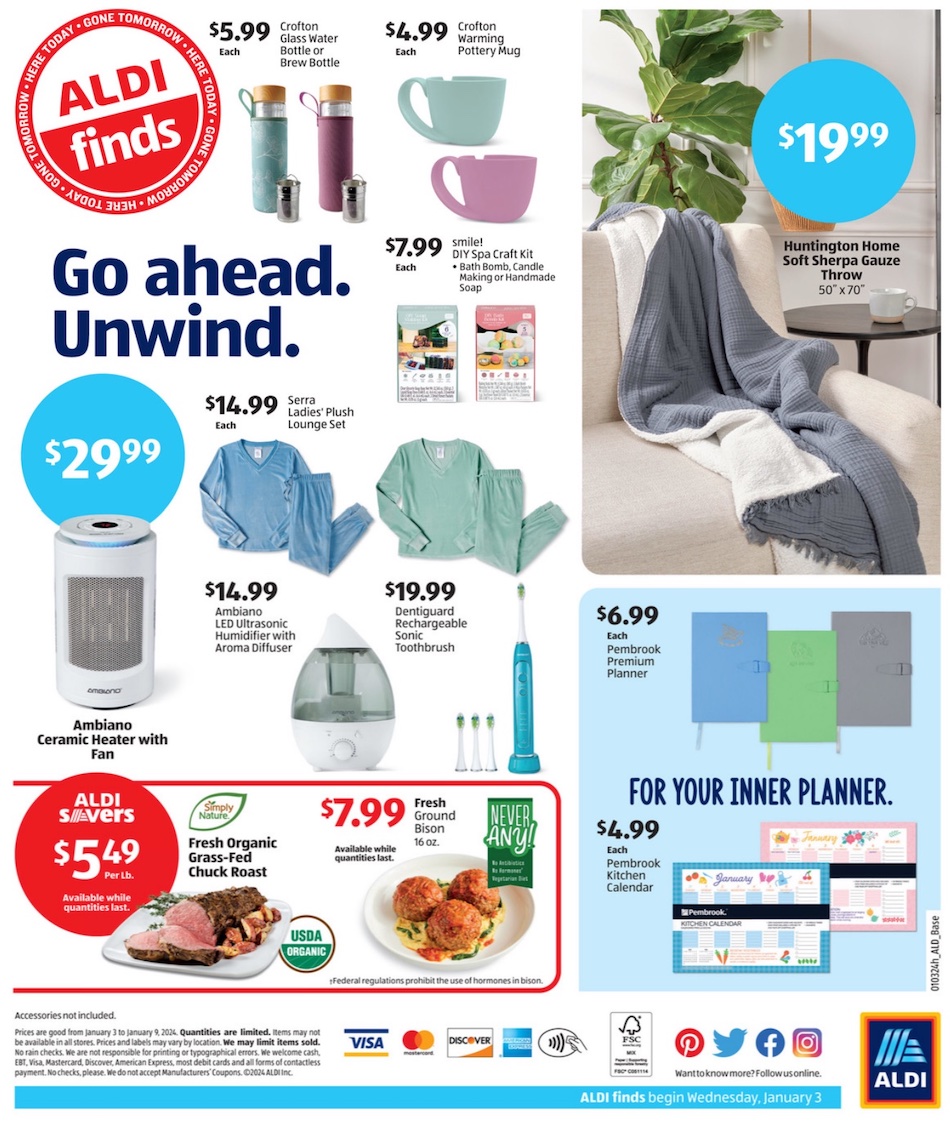 ALDI Weekly Ad Preview 3rd – 9th January 2024 Page 2