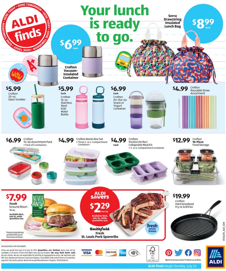 ALDI Weekly Ad Preview 23rd – 29th July 2023 Page 2