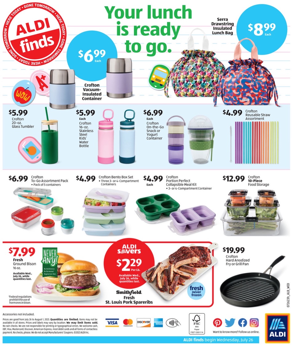 ALDI Weekly Ad Preview 26th July – 1st August 2023 Page 2