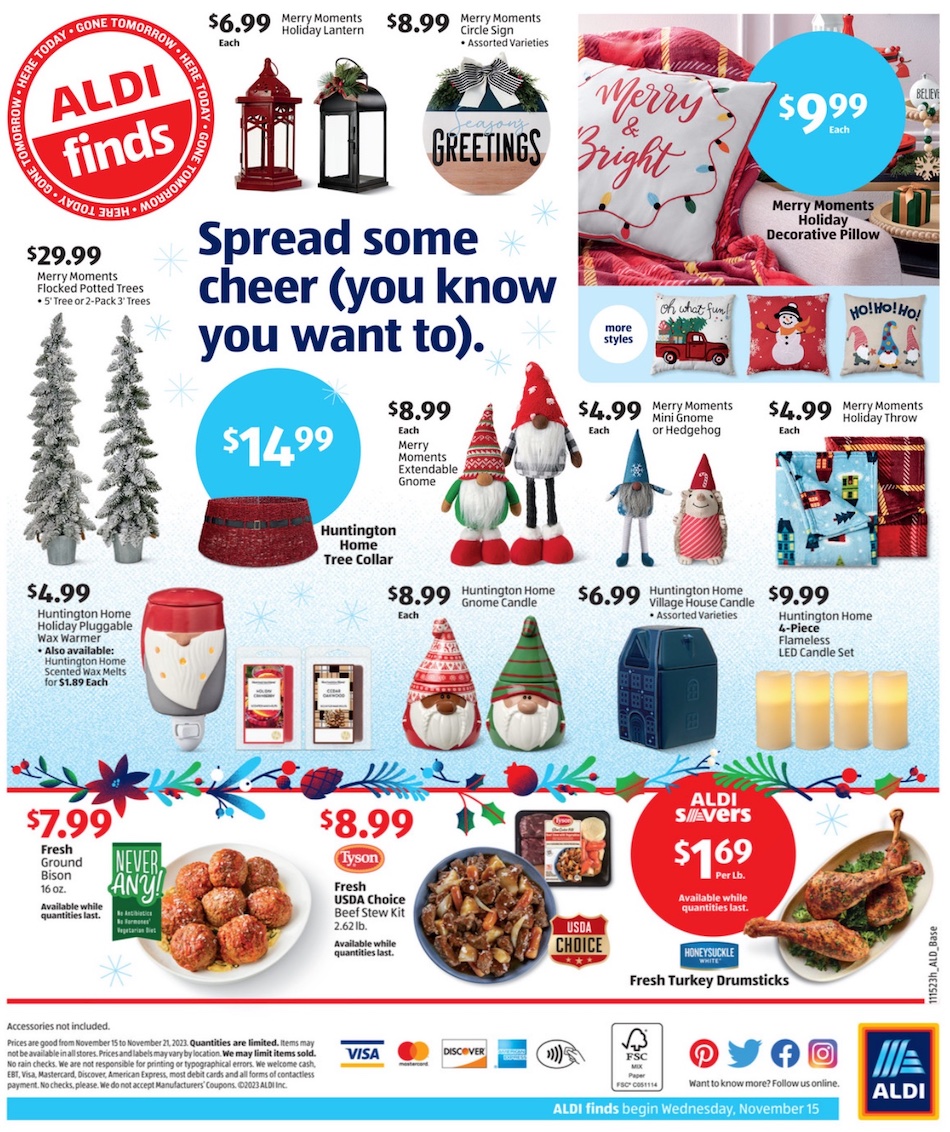 ALDI Weekly Ad Preview 15th – 21st November 2023 Page 2