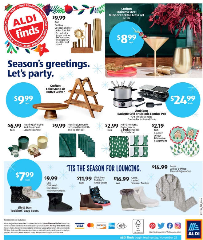 ALDI Weekly Ad Preview 22nd – 28th November 2023 Page 2