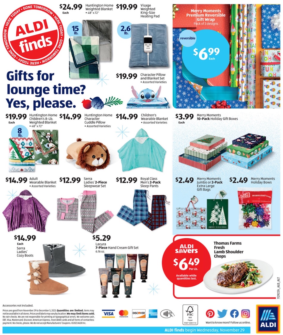 ALDI Weekly Ad Preview 29th November – 5th December 2023 Page 2
