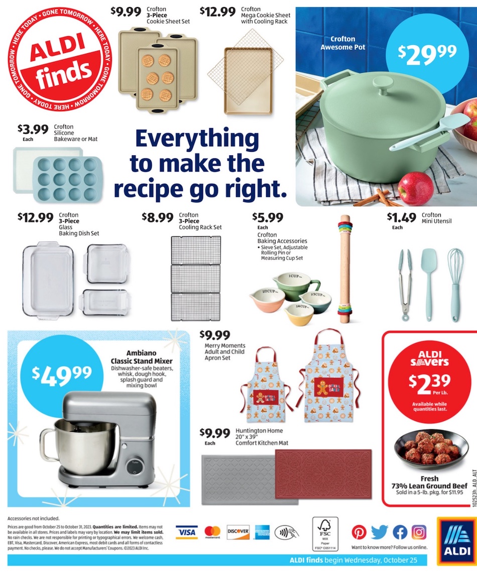 ALDI Weekly Ad Preview 25th – 31st October 2023 Page 2