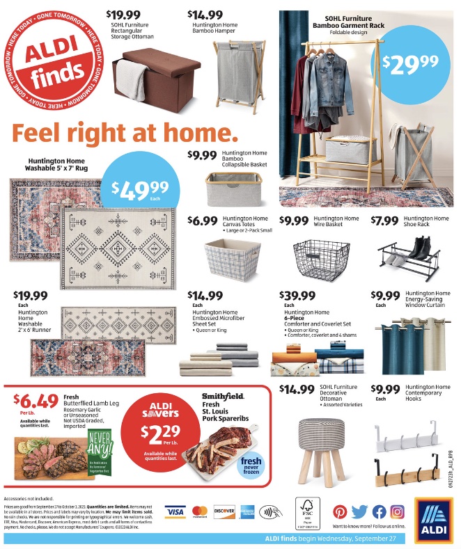 ALDI Weekly Ad Preview 27th September – 3rd October 2023 Page 2