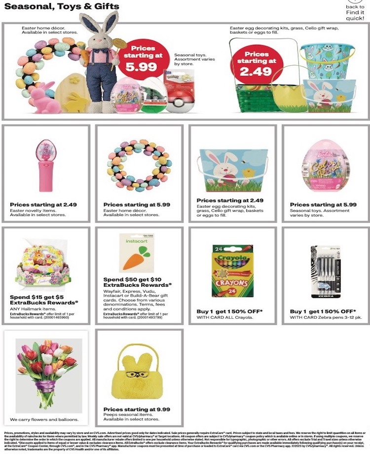 CVS Weekly Ad Easter 2nd – 8th April 2023 Page 25