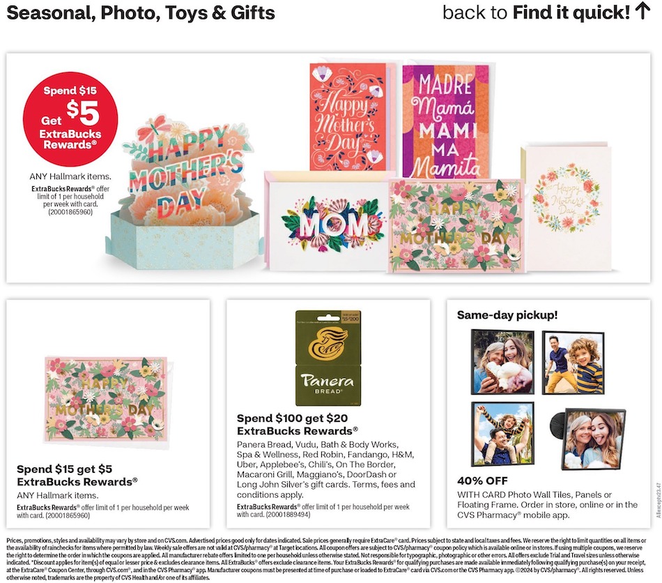 CVS Weekly Ad 28th April – 4th May 2024 Page 22