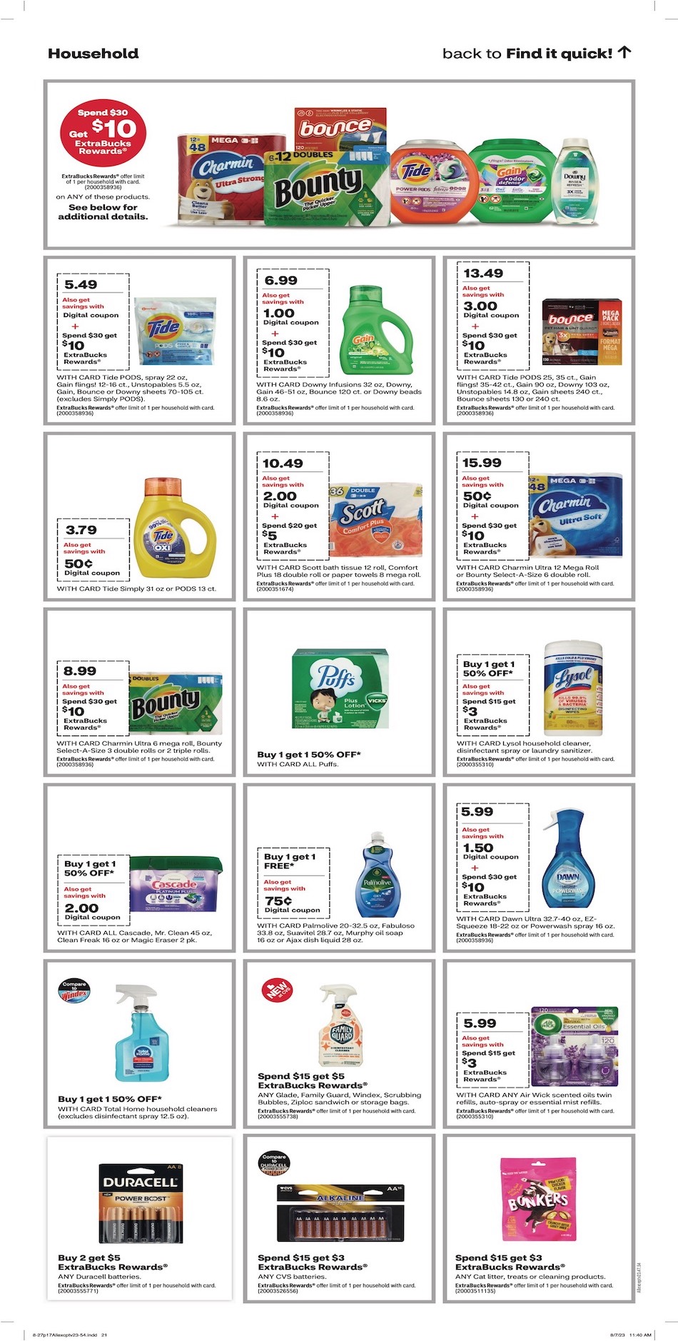 CVS Weekly Ad 27th August – 2nd September 2023 Page 21