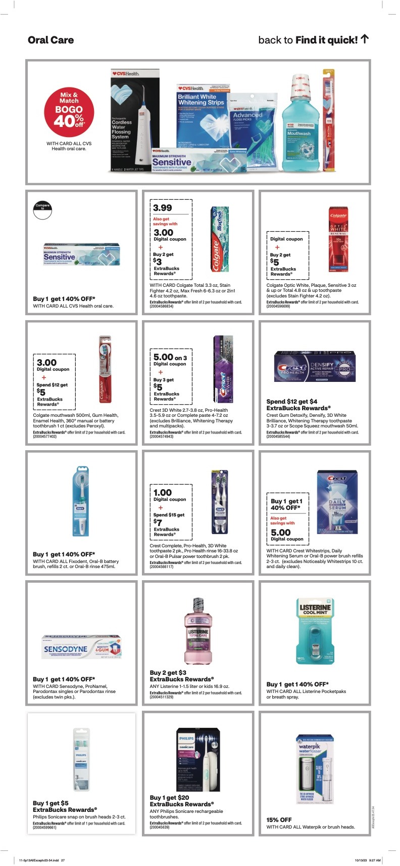 CVS Weekly Ad 5th – 11th November 2023 Page 16