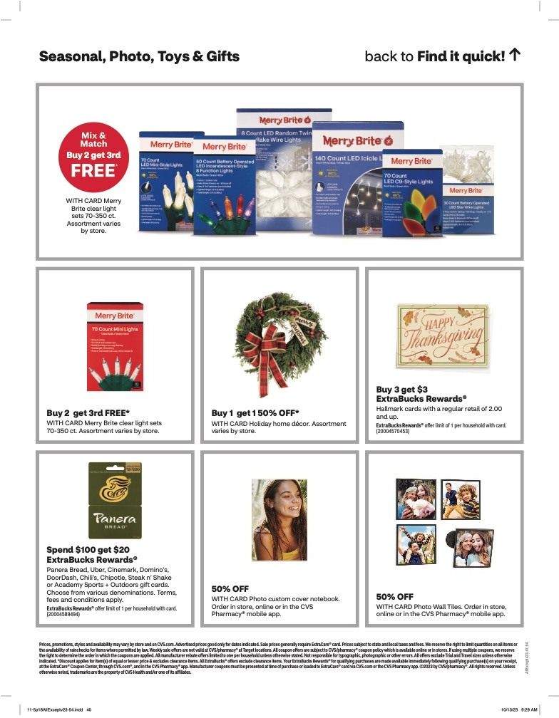 CVS Weekly Ad 5th – 11th November 2023 Page 22
