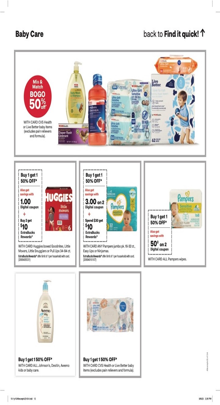 CVS Weekly Ad 1st – 7th October 2023 Page 15