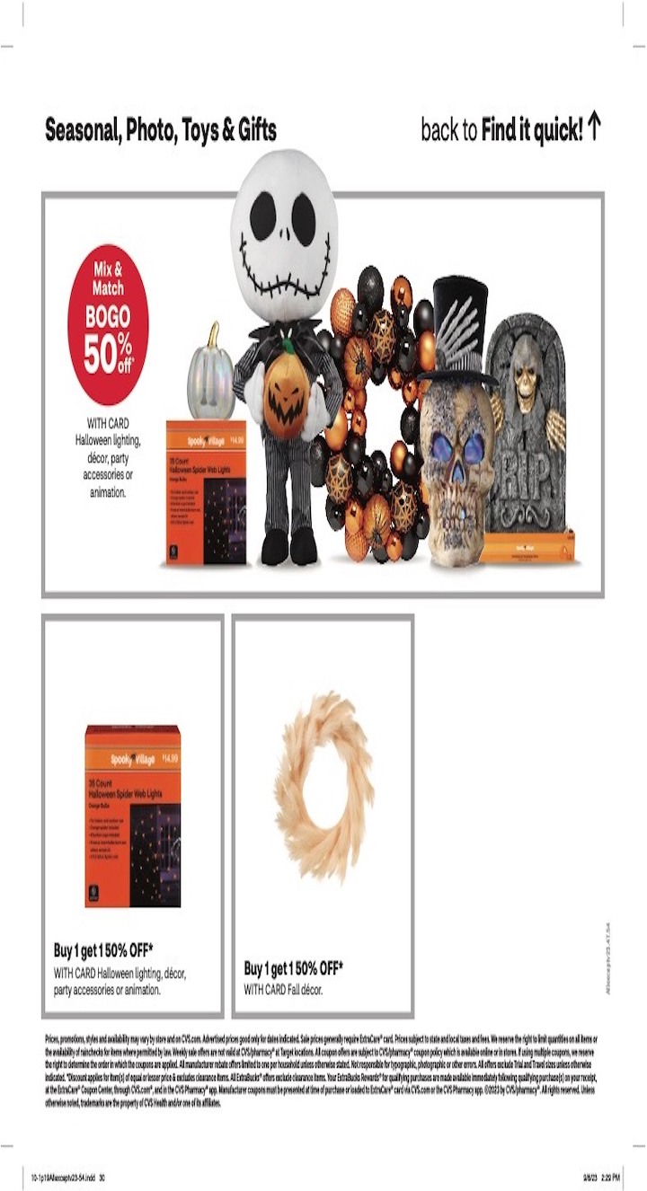 CVS Weekly Ad 1st – 7th October 2023 Page 28