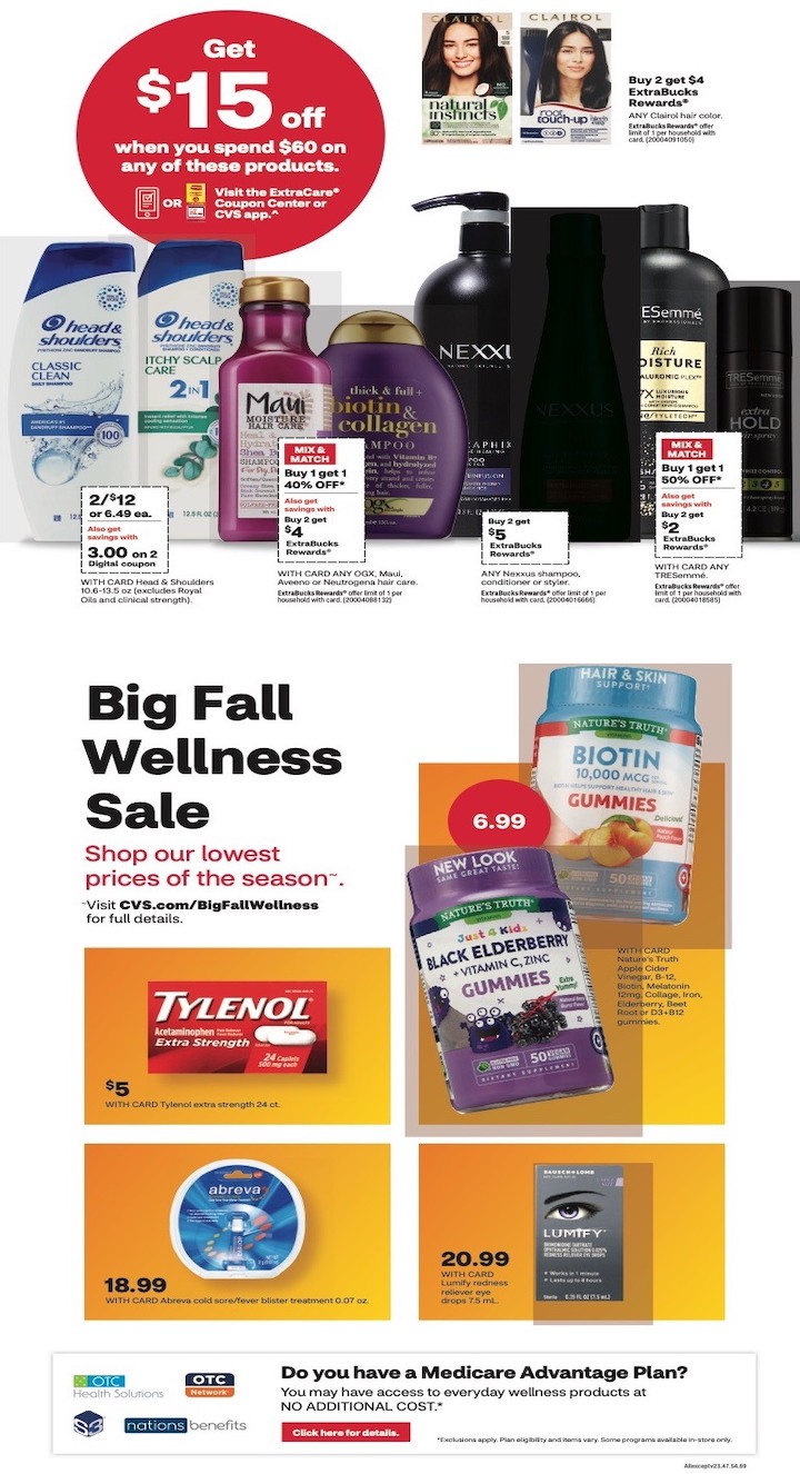 CVS Weekly Ad 1st – 7th October 2023 Page 3