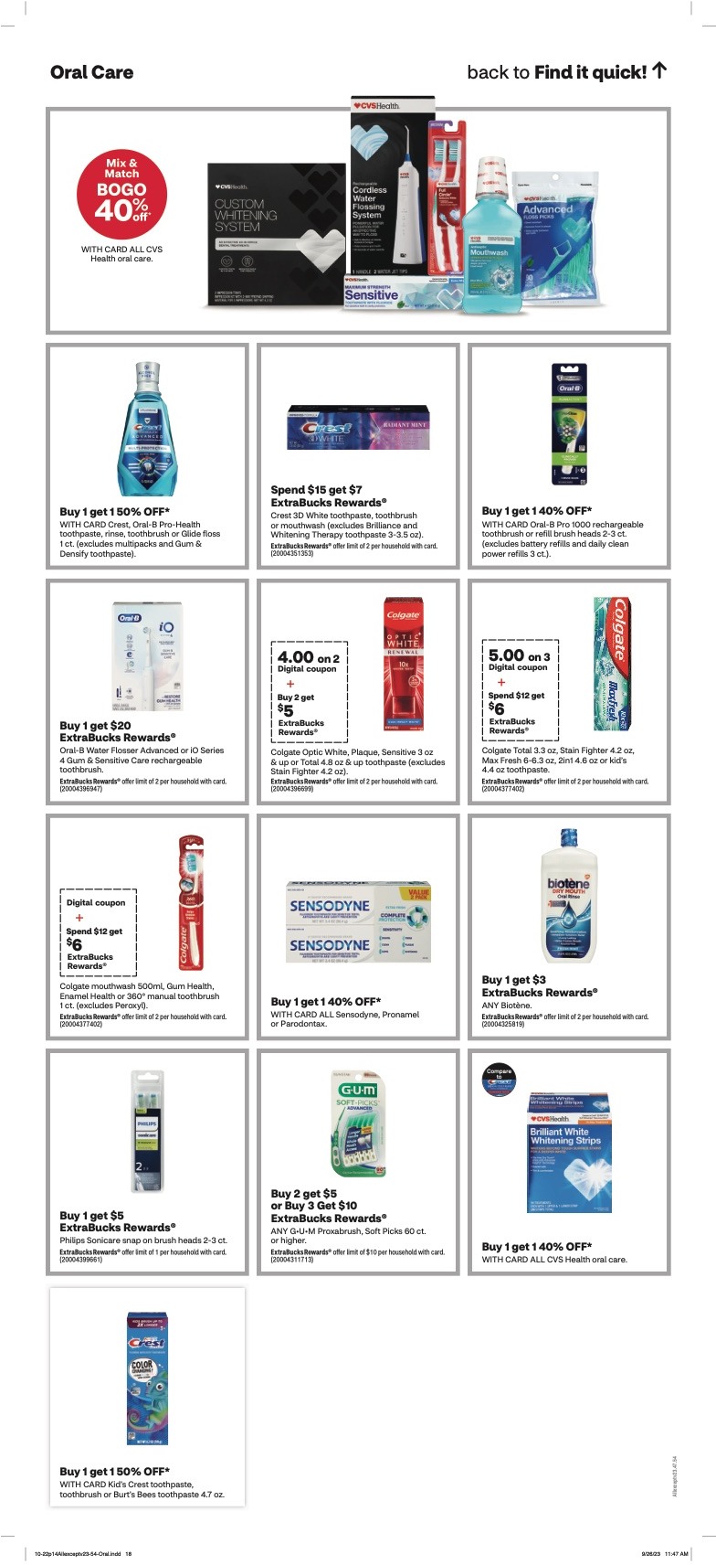 CVS Weekly Ad 22nd – 28th October 2023 Page 15
