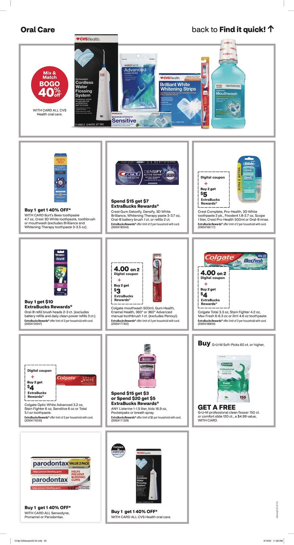 CVS Weekly Ad 8th – 14th October 2023 Page 15