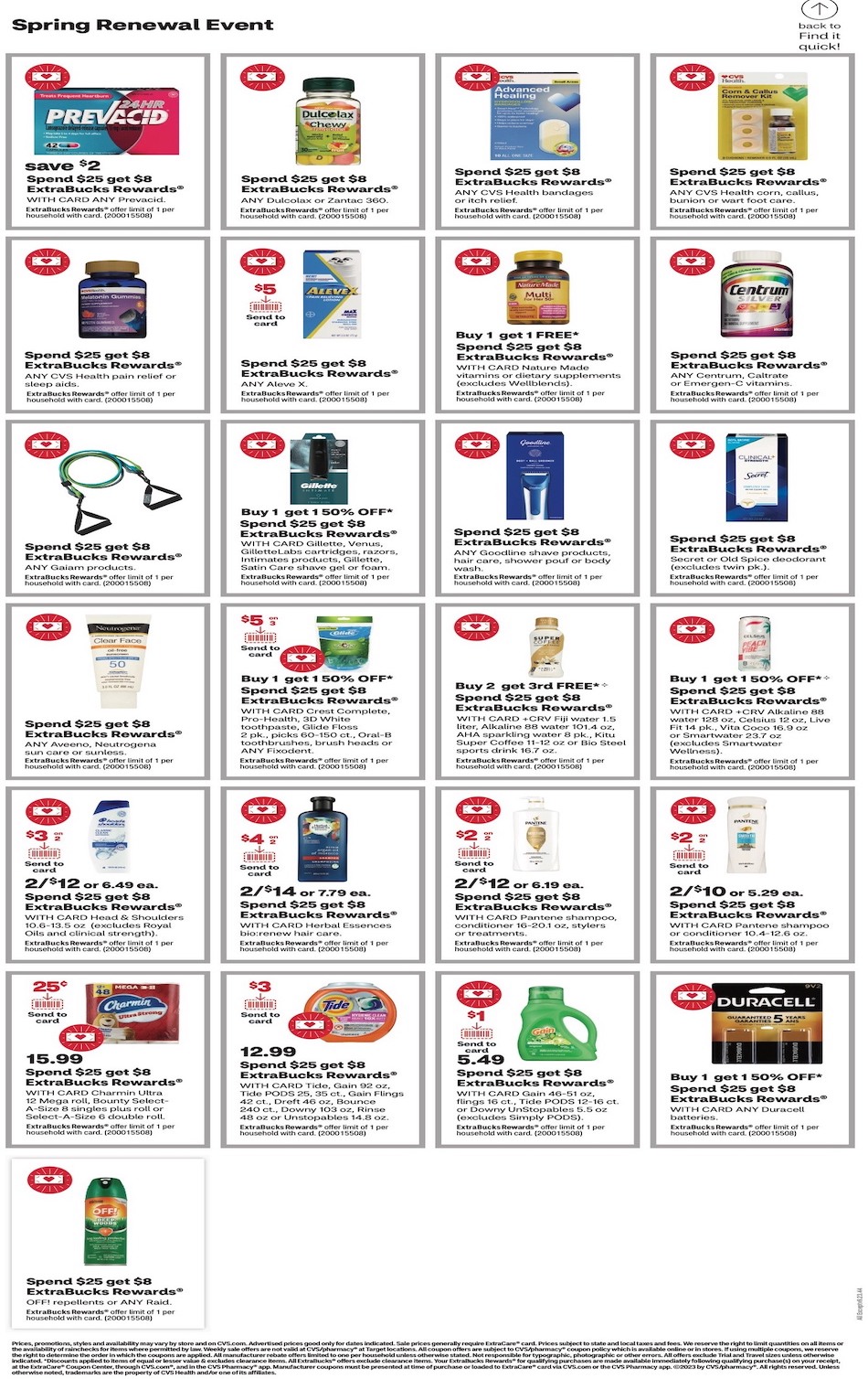 CVS Weekly Ad Easter Apr 9th – 15th April 2023 Page 24