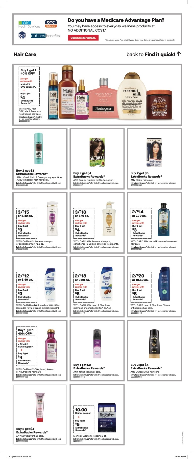 CVS Weekly Ad Sep 17th – 23rd September 2023 Page 15
