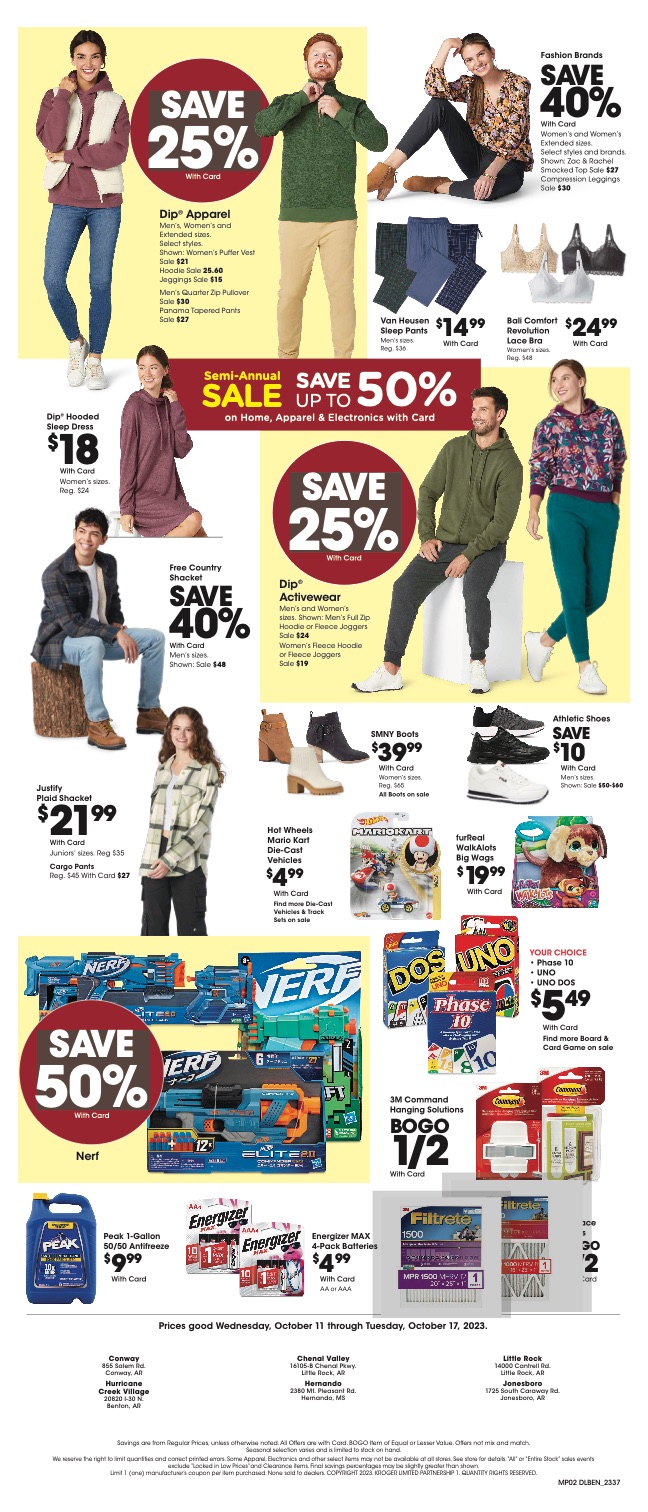 Kroger Ad Halloween 11th – 17th October 2023 Page 2