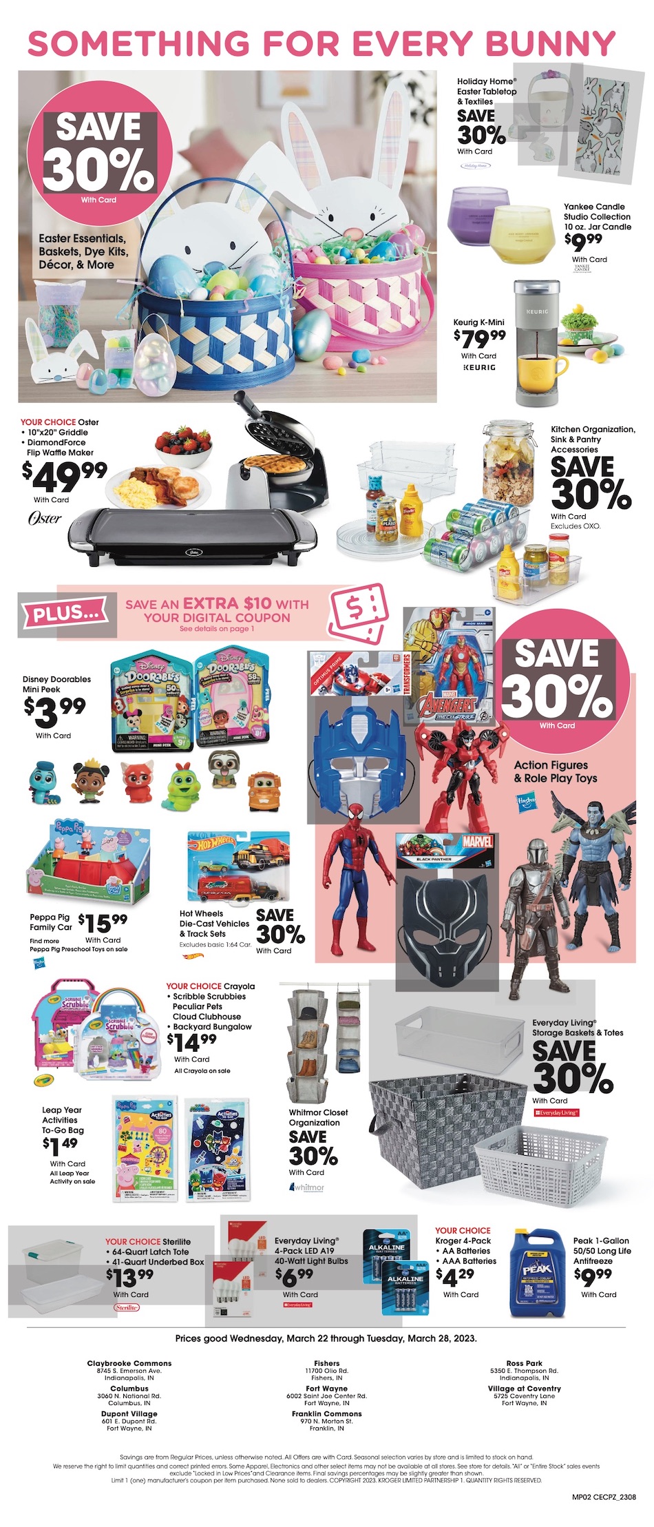 Kroger Ad Merchandise 22nd – 28th March 2023 Page 2