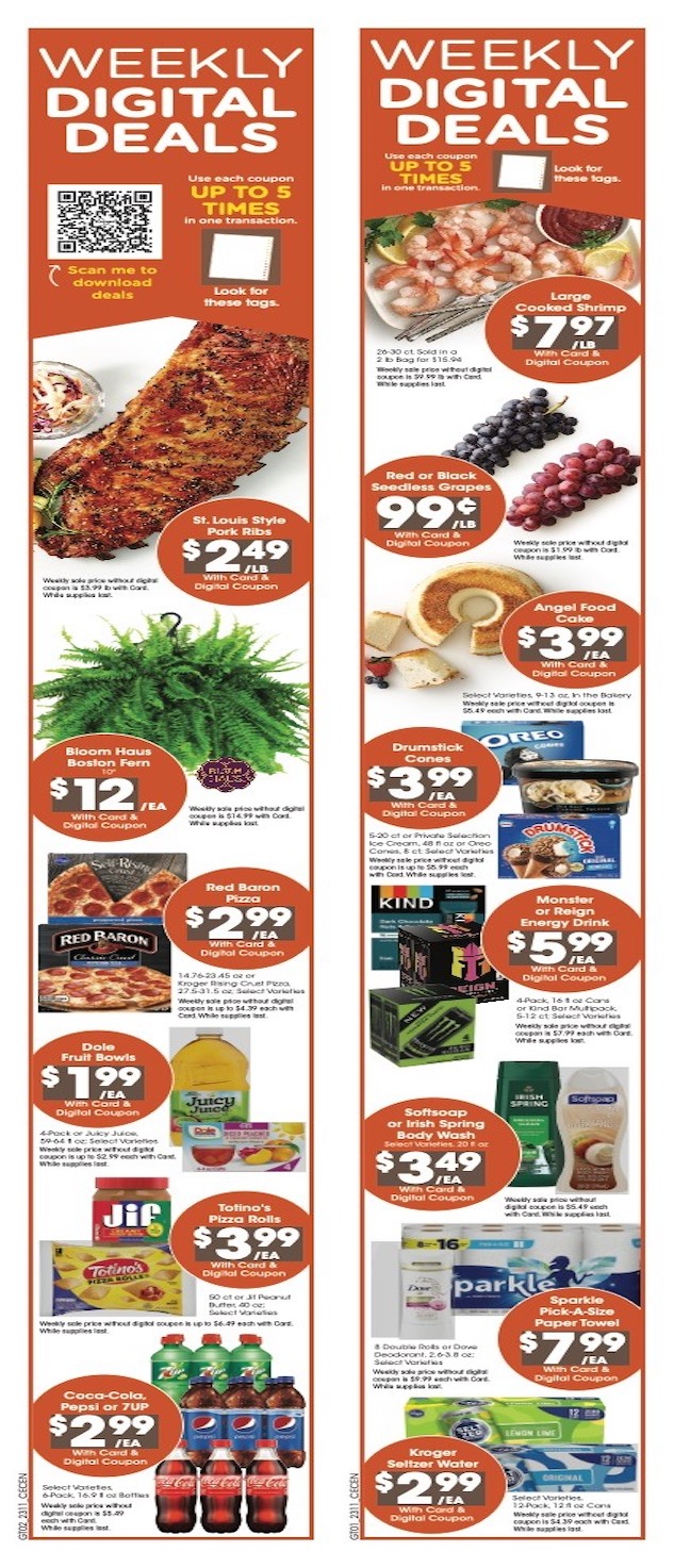 Kroger Weekly Ad Sale 12th – 18th April 2023 Page 2