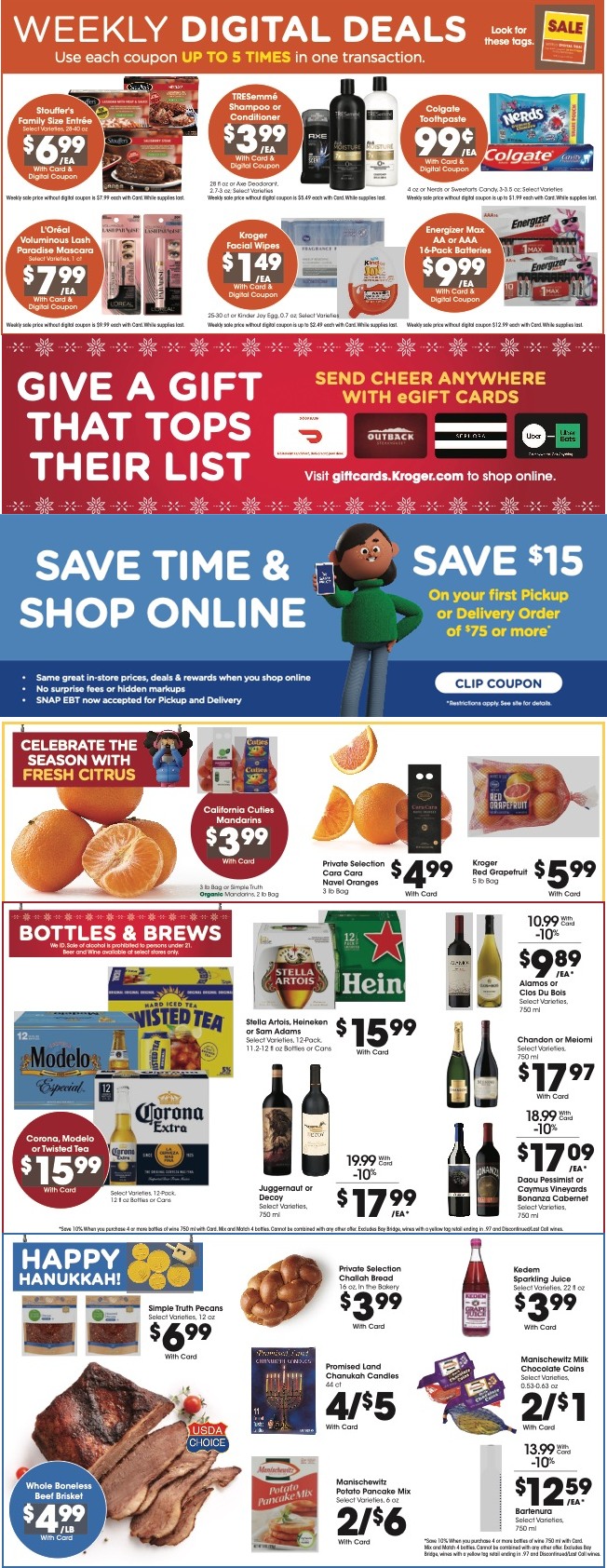 Kroger Weekly Ad Christmas 13th – 19th December 2023 Page 3