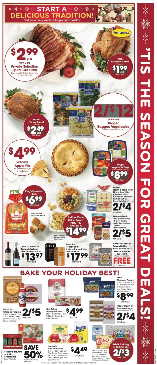 Kroger Weekly Ad Christmas 13th – 19th December 2023 Page 4