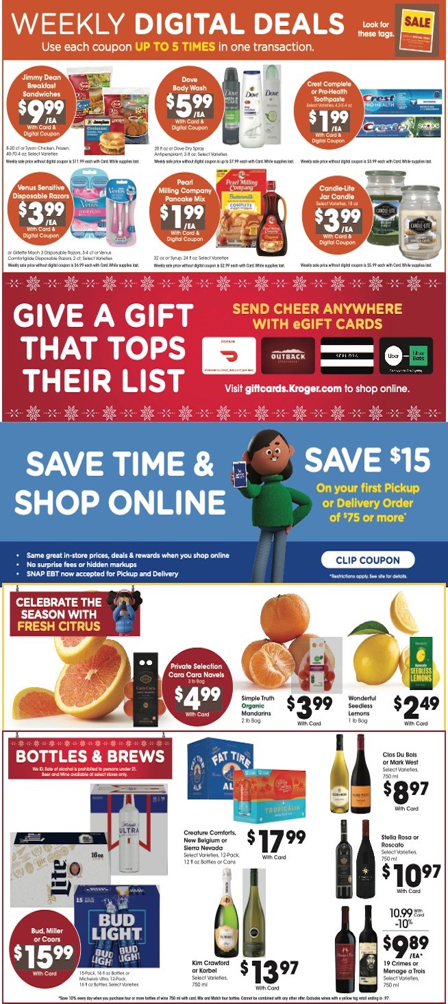 Kroger Ad Christmas 20th – 26th December 2023 Page 3