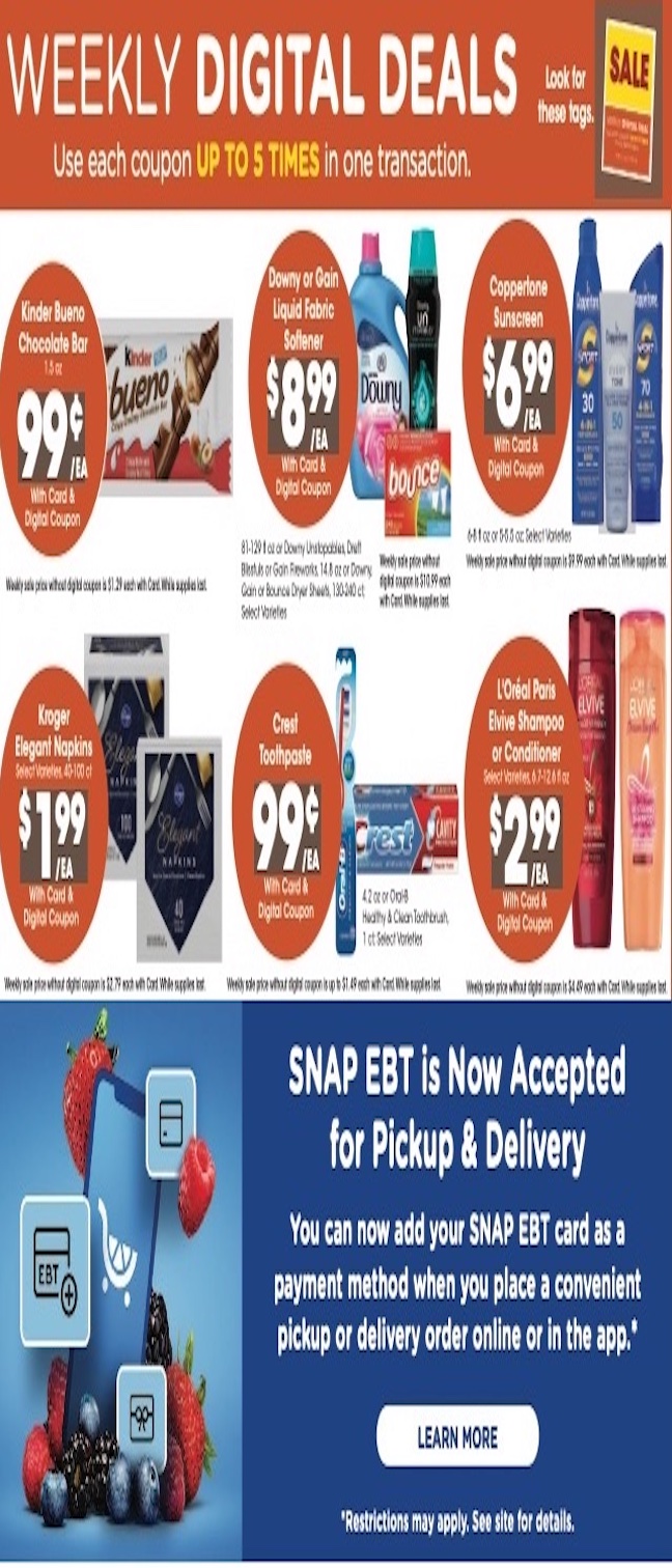 Kroger Weekly Ad Easter 5th – 11th April 2023 Page 3