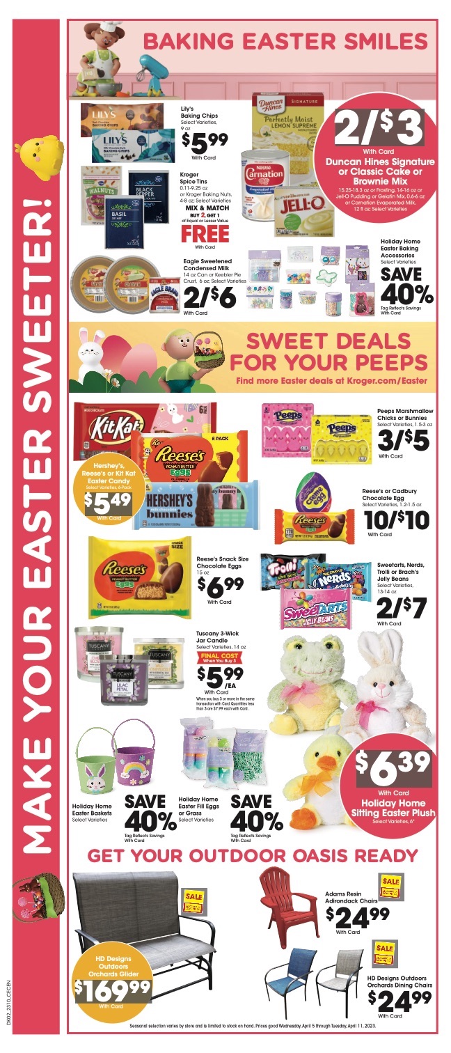 Kroger Weekly Ad Easter 5th – 11th April 2023 Page 5