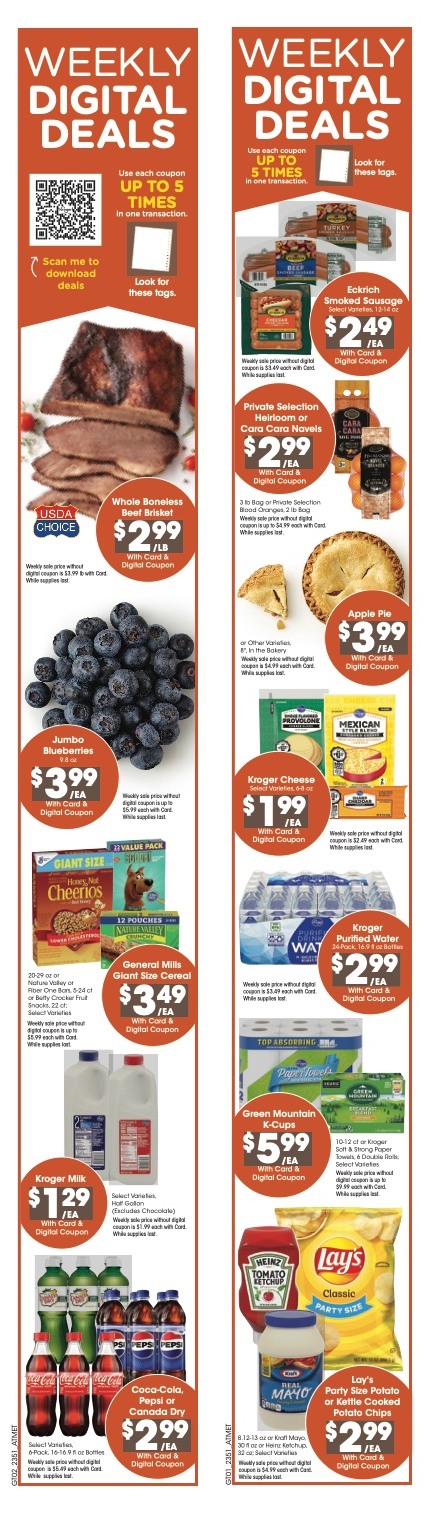 Kroger Weekly Ad 17th – 23rd January 2024 Page 2