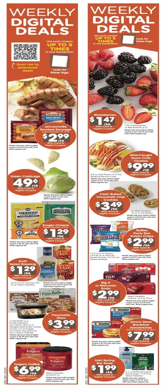 Kroger Weekly Ad Sale 15th – 21st March 2023 Page 2