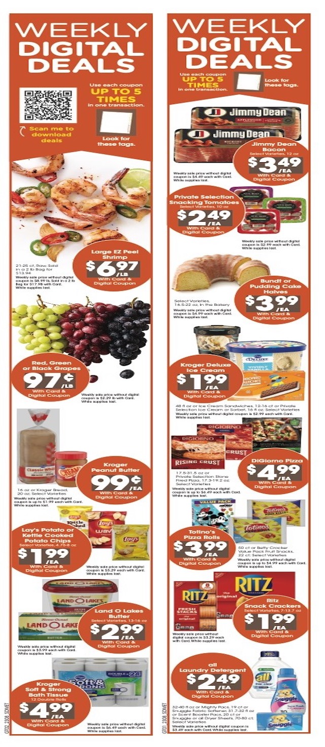 Kroger Weekly Ad Sale 22nd – 28th March 2023 Page 2