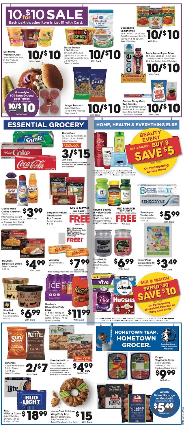 Kroger Weekly Ad Sale 22nd – 28th March 2023 Page 4