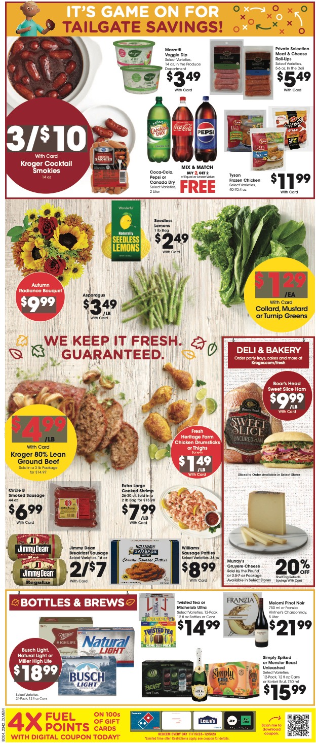 Kroger Weekly Ad Thanksgiving 15th – 23rd November 2023 Page 8