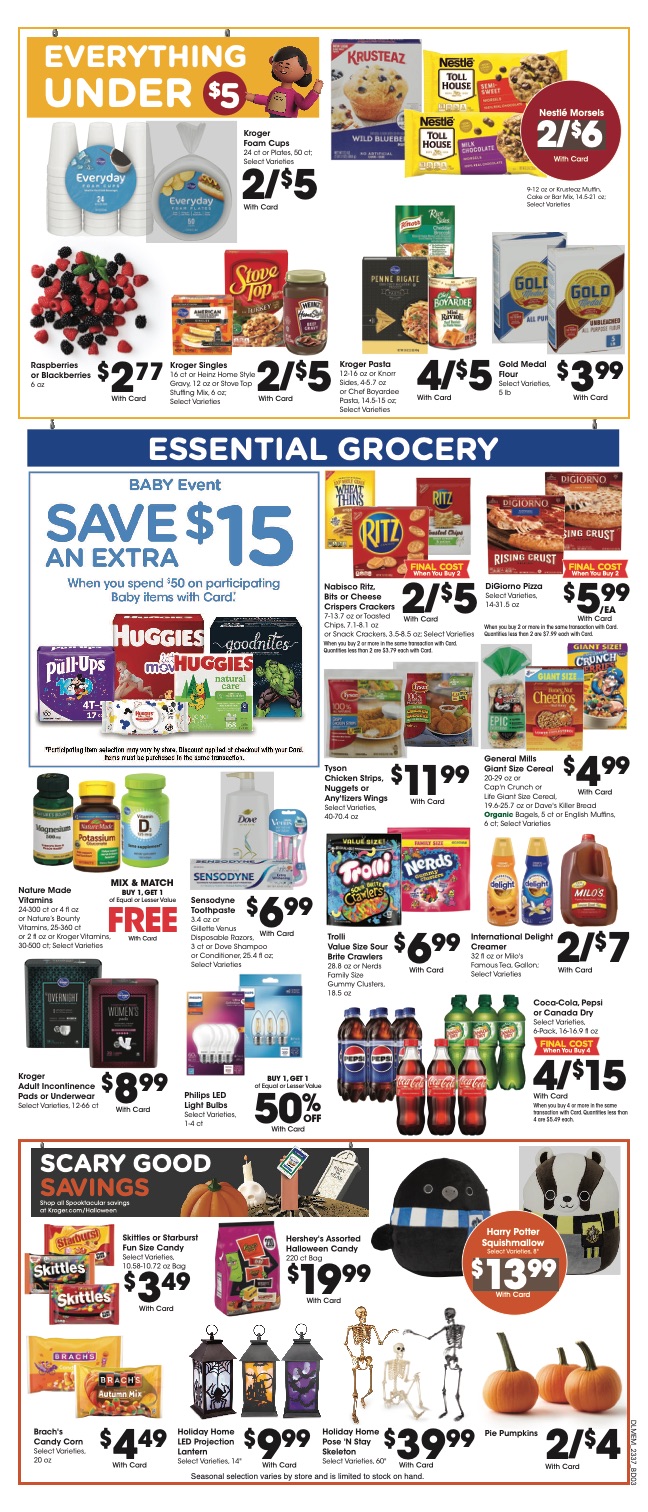 Kroger Weekly Ad 11th – 17th October 2023 Page 6
